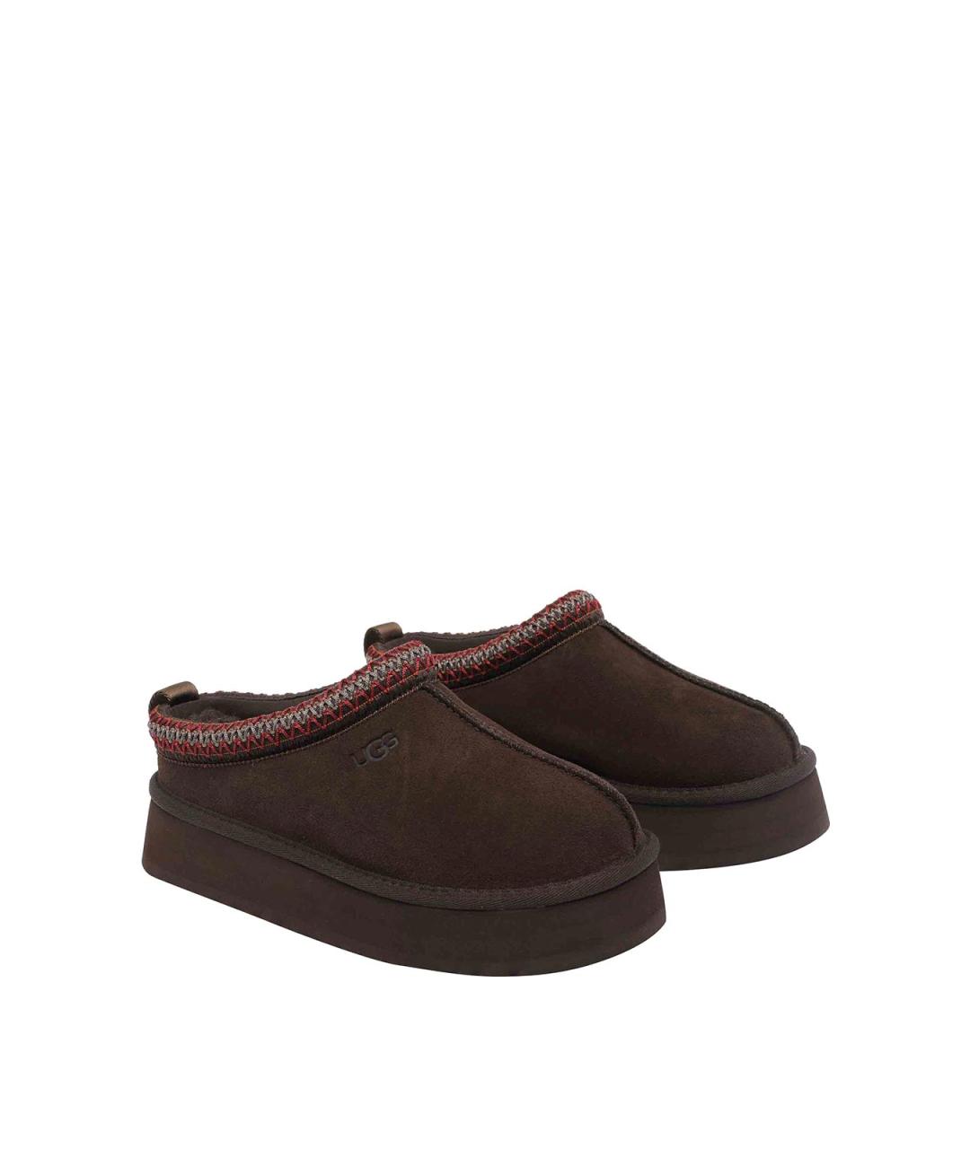 UGG Коричневые замшевые мюли, фото 2