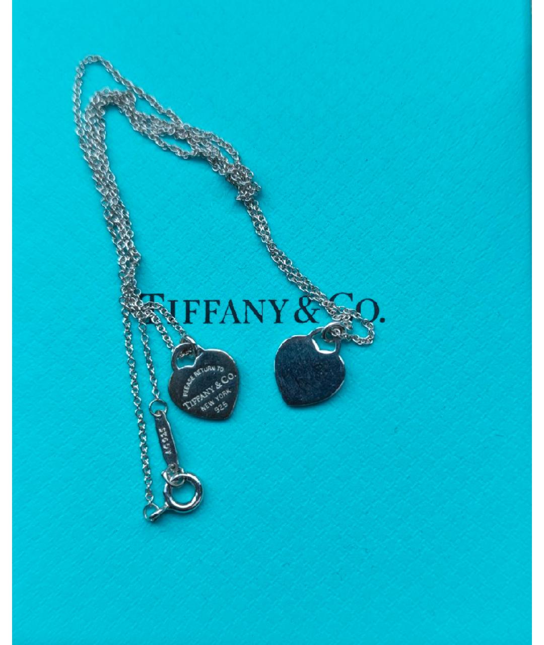 TIFFANY&CO Серебряная серебряная подвеска, фото 4
