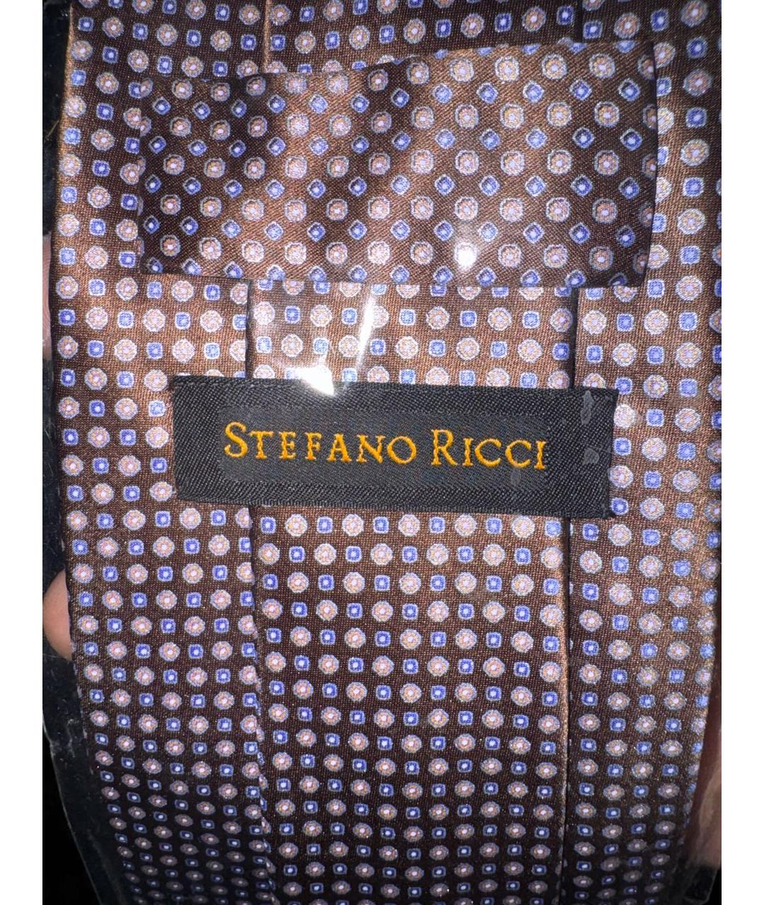 STEFANO RICCI Мульти шелковый галстук, фото 3
