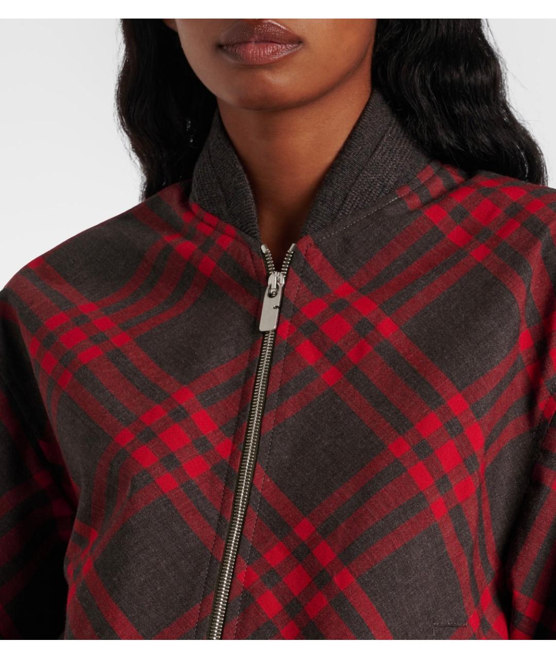 BURBERRY Серая полиэстеровая куртка, фото 5