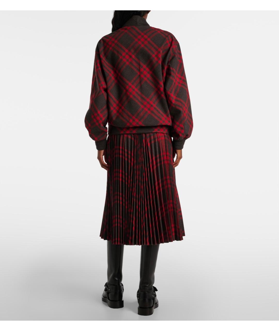 BURBERRY Серая полиэстеровая куртка, фото 4