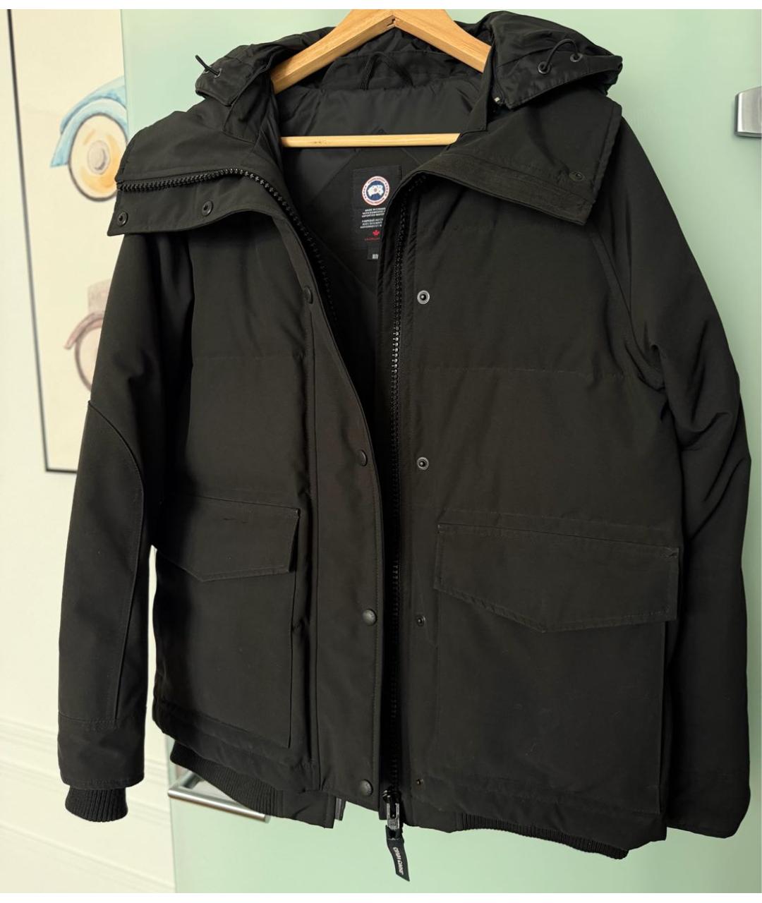 CANADA GOOSE Черная куртка, фото 2