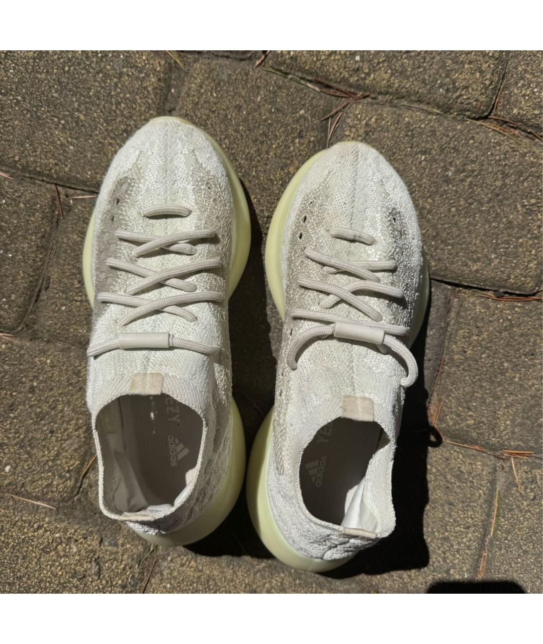 ADIDAS YEEZY Серые текстильные кроссовки, фото 4
