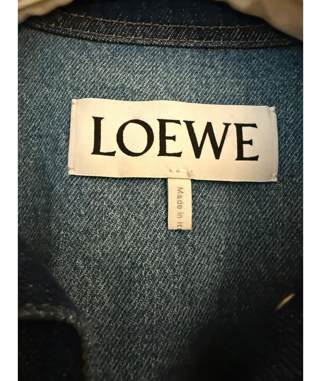 LOEWE Темно-синяя деним куртка, фото 4