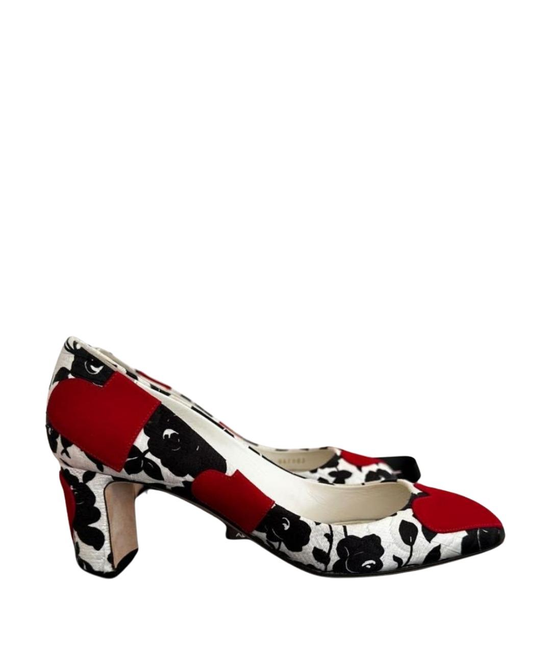 DOLCE&GABBANA Мульти текстильные туфли, фото 1