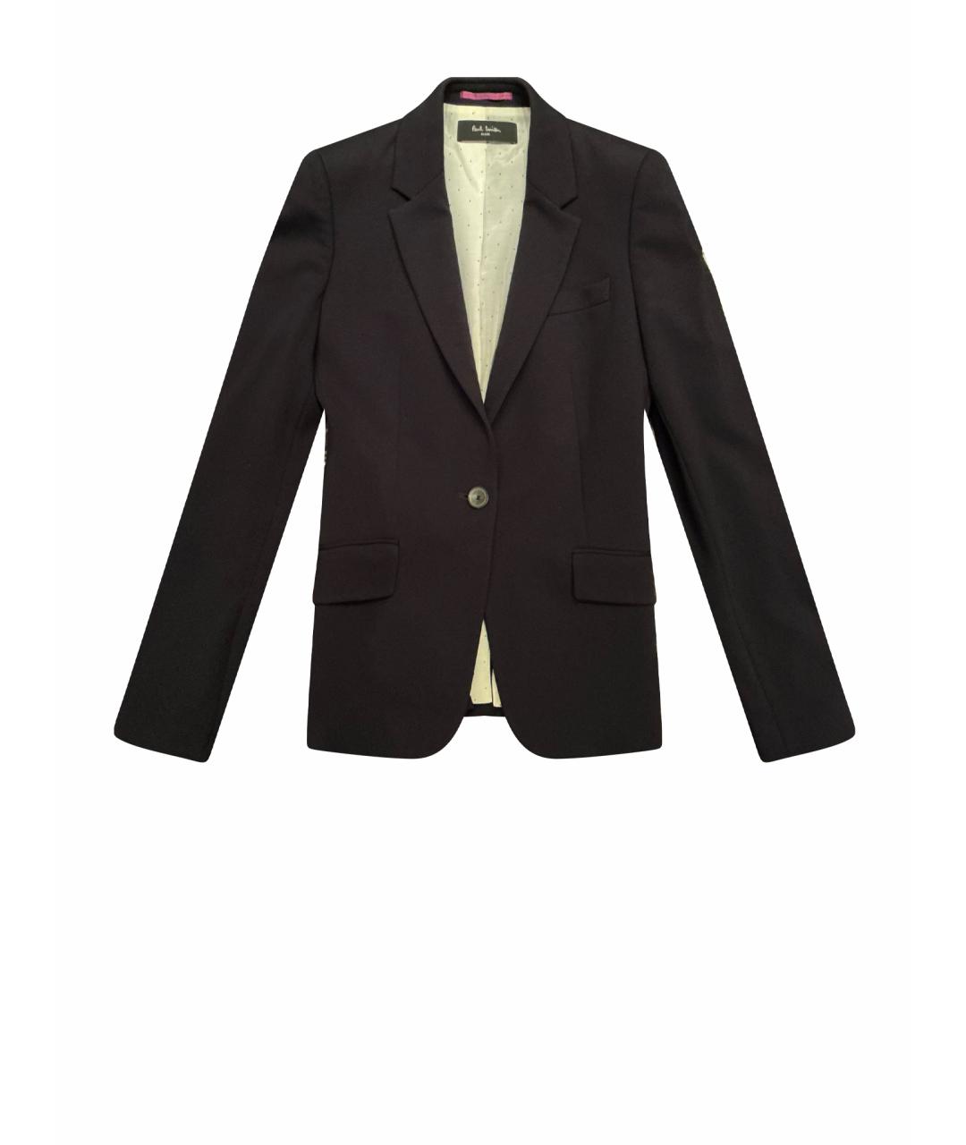 PAUL SMITH Черный вискозный жакет/пиджак, фото 1