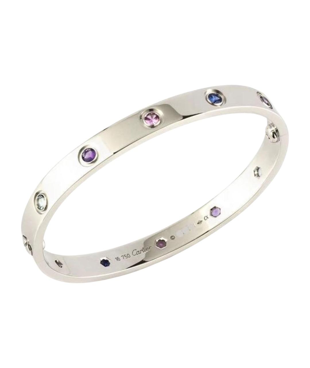 CARTIER Серебряный браслет из белого золота, фото 1