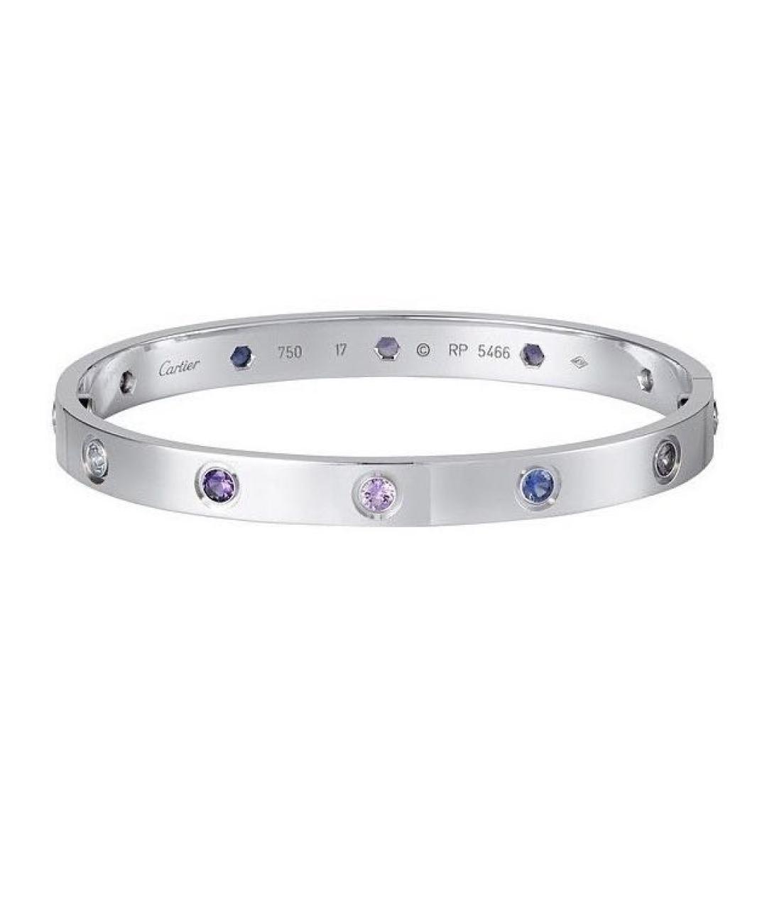 CARTIER Серебряный браслет из белого золота, фото 3