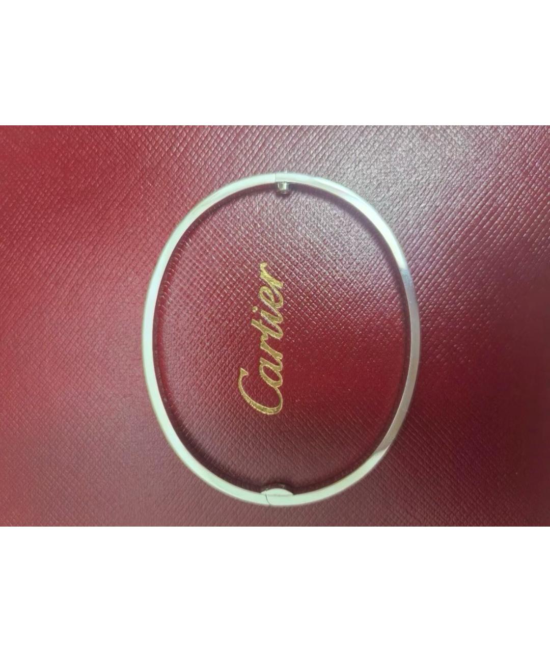 CARTIER Серебряный браслет из белого золота, фото 3
