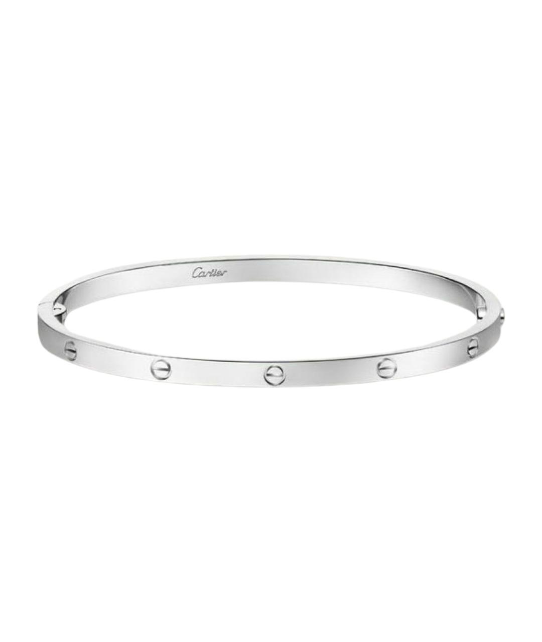 CARTIER Серебряный браслет из белого золота, фото 1