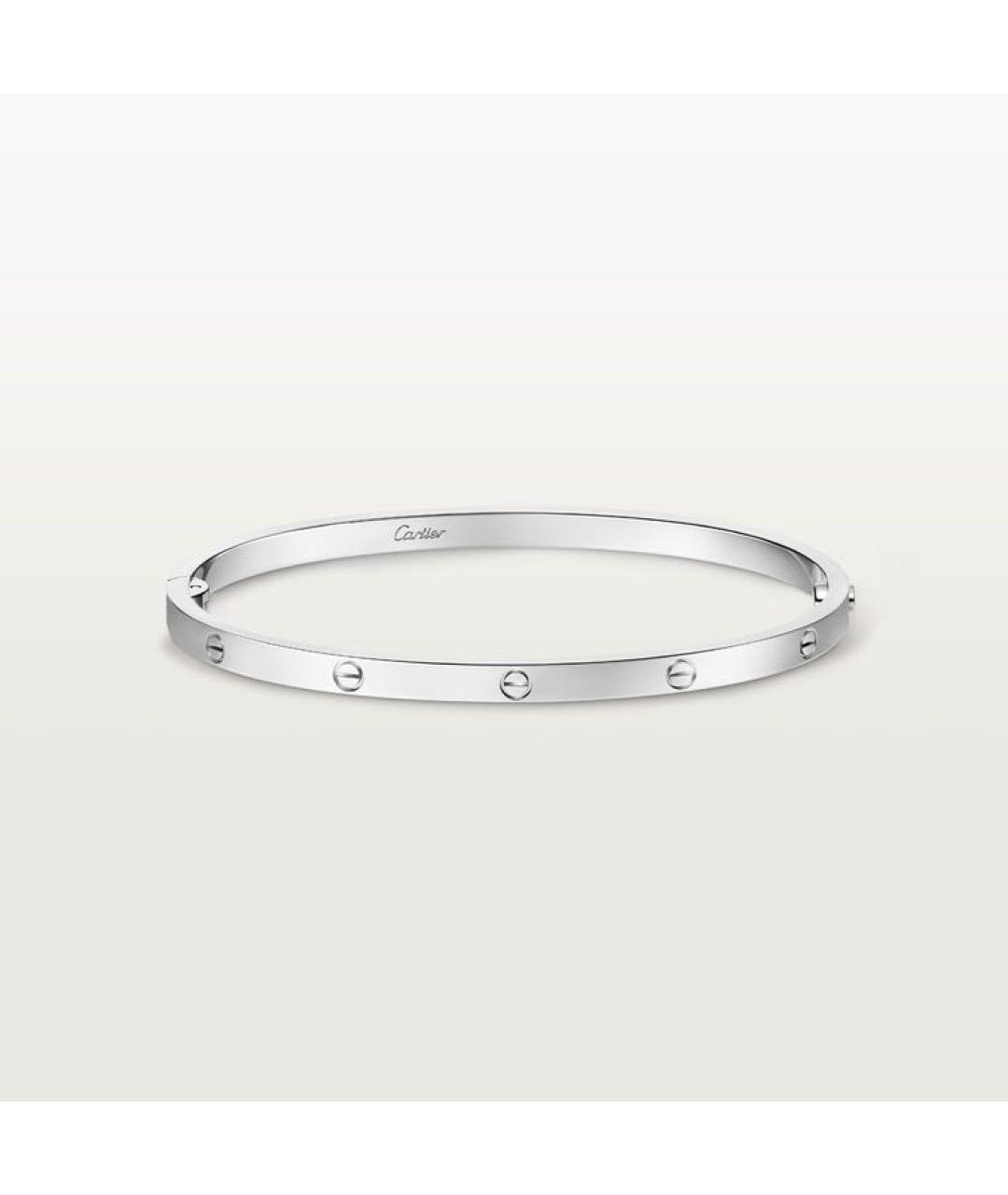 CARTIER Серебряный браслет из белого золота, фото 5