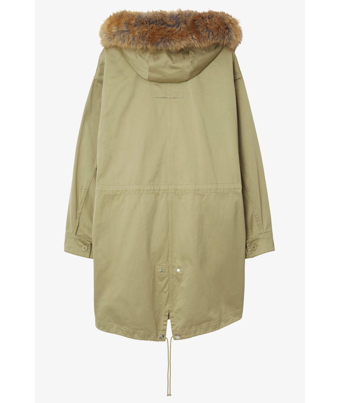 BURBERRY Зеленая хлопковая парка, фото 6