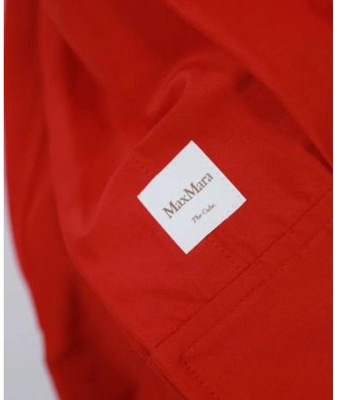 MAX MARA Красная полиэстеровая парка, фото 5