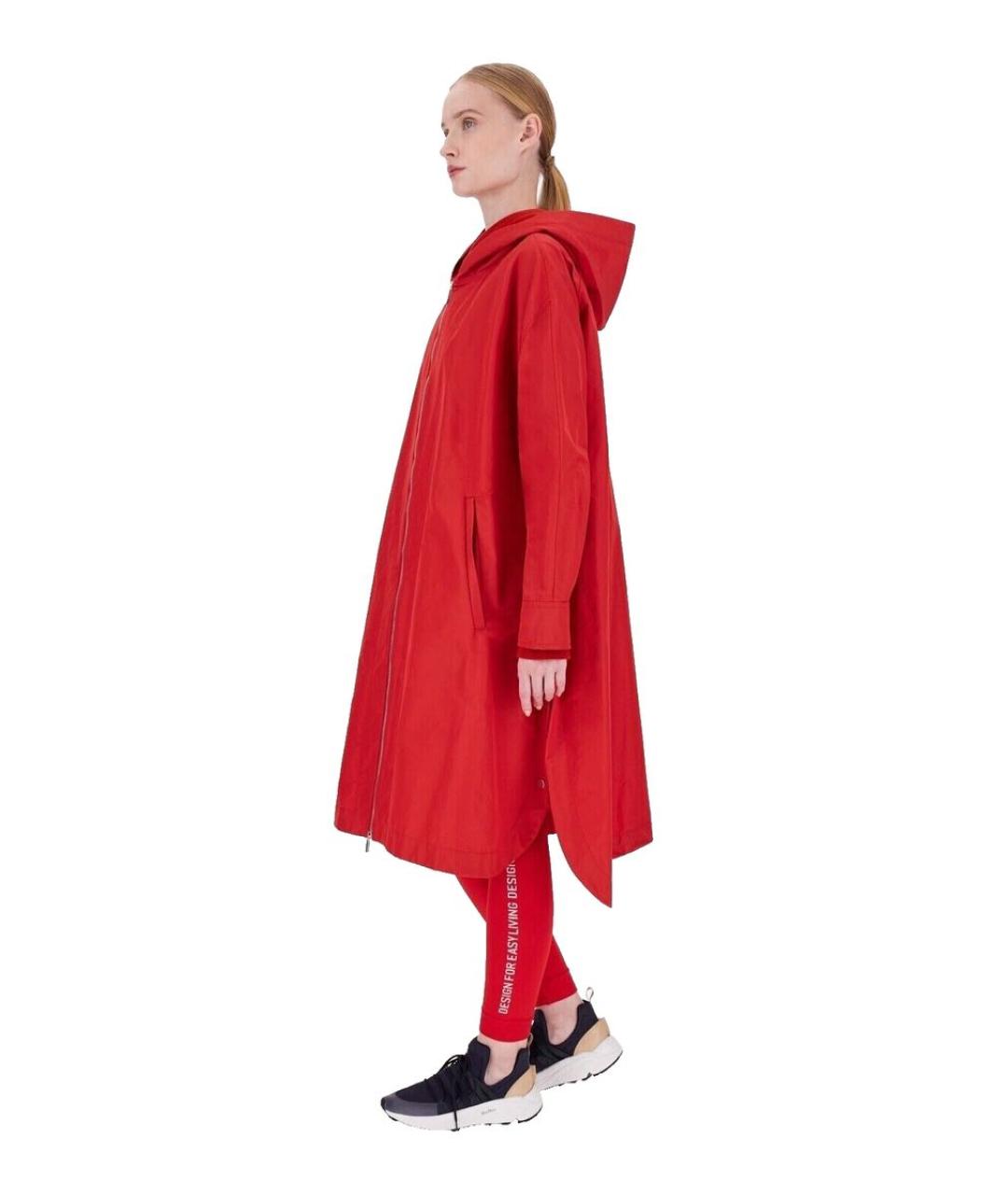 MAX MARA Красная полиэстеровая парка, фото 7