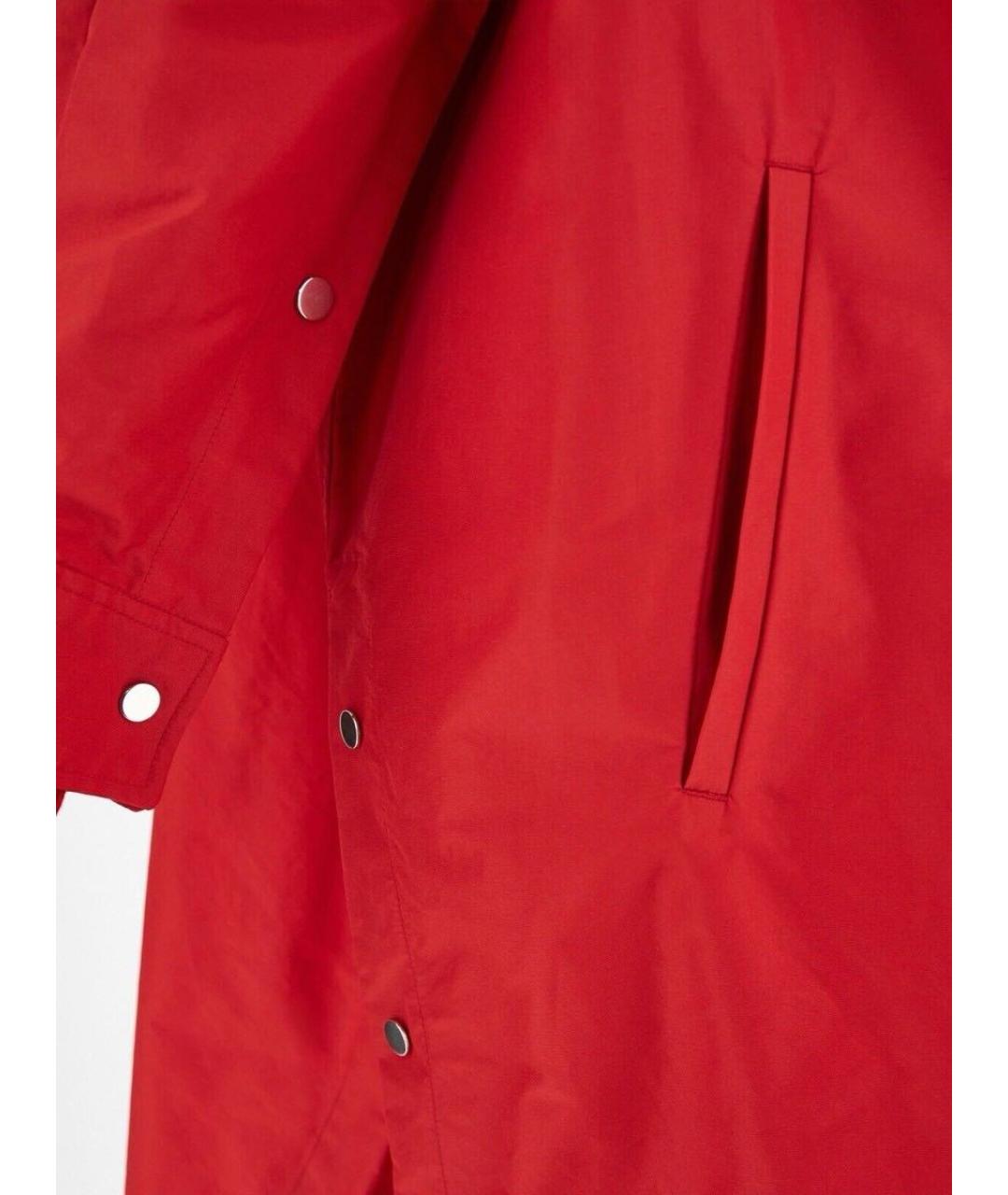 MAX MARA Красная полиэстеровая парка, фото 6