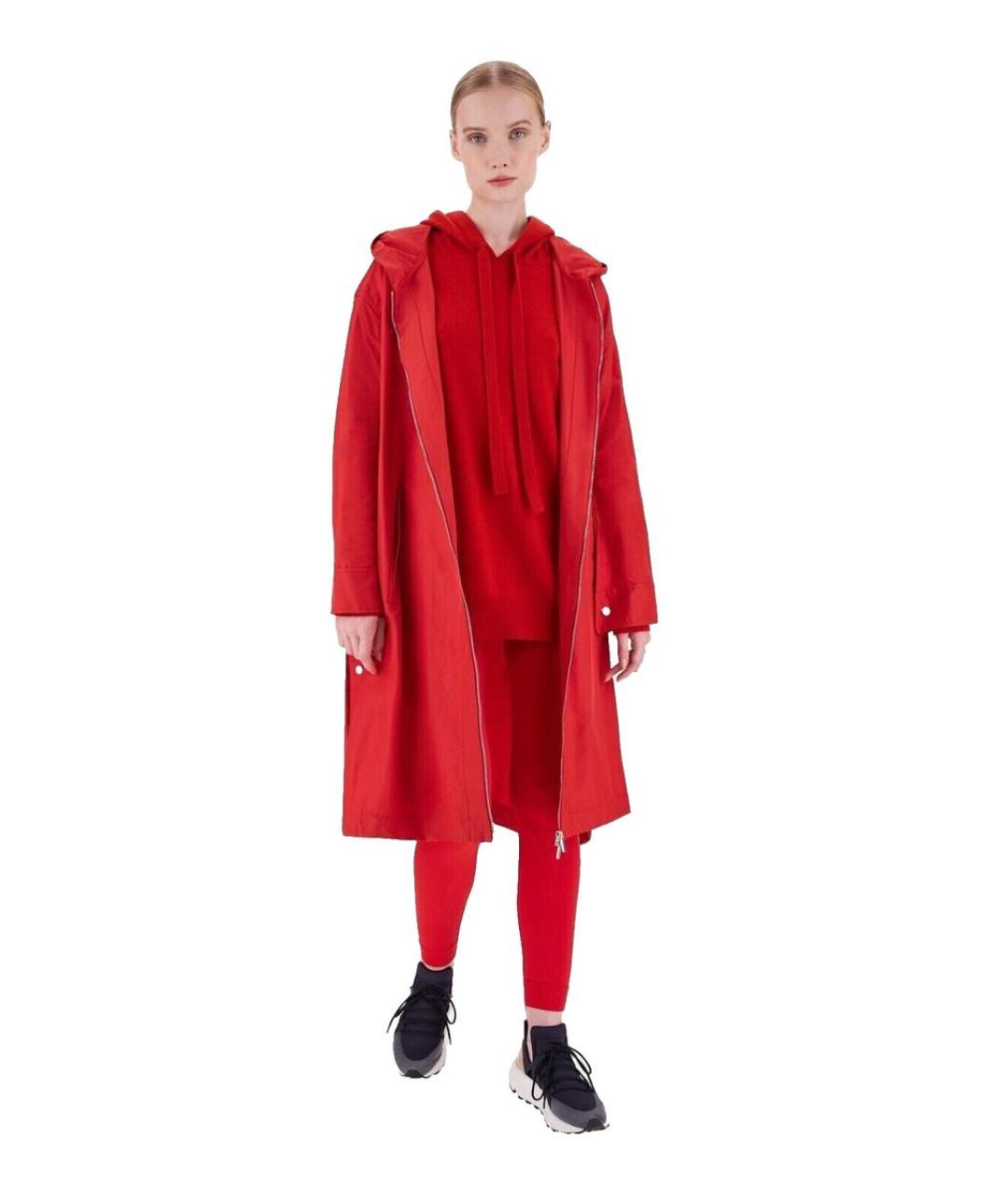 MAX MARA Красная полиэстеровая парка, фото 8