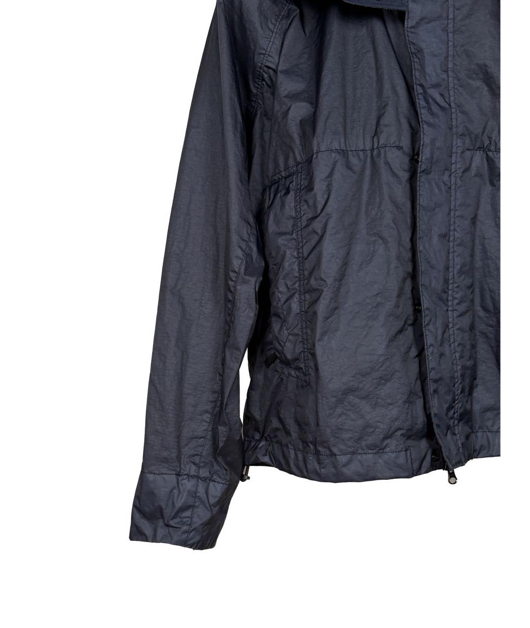 STONE ISLAND Темно-синяя полиамидовая куртка, фото 5