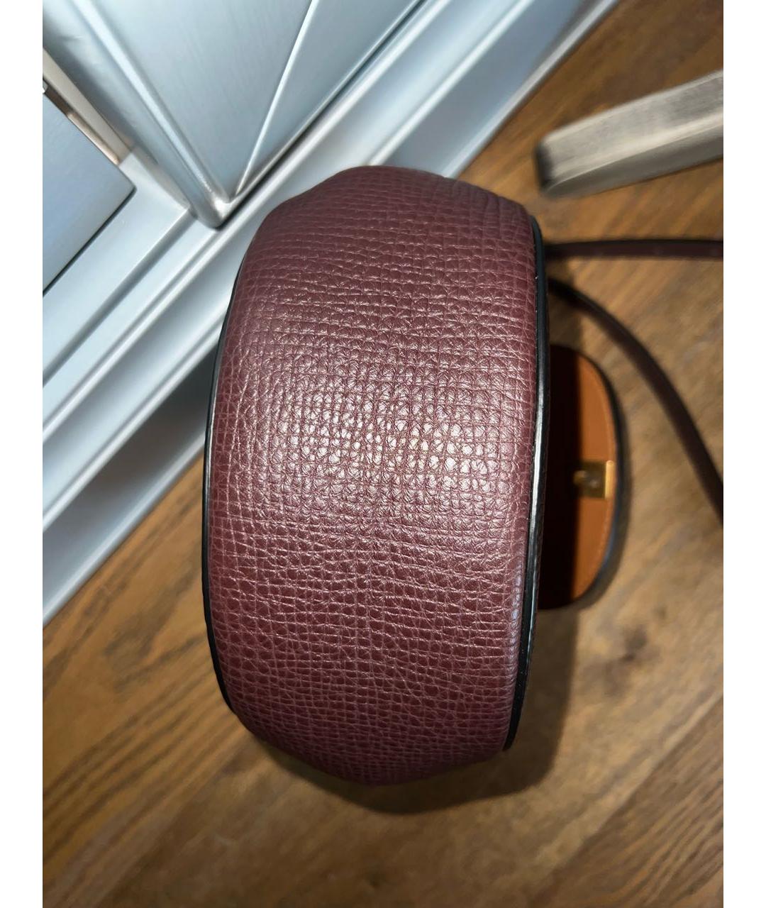BOTTEGA VENETA Коричневая кожаная сумка через плечо, фото 5