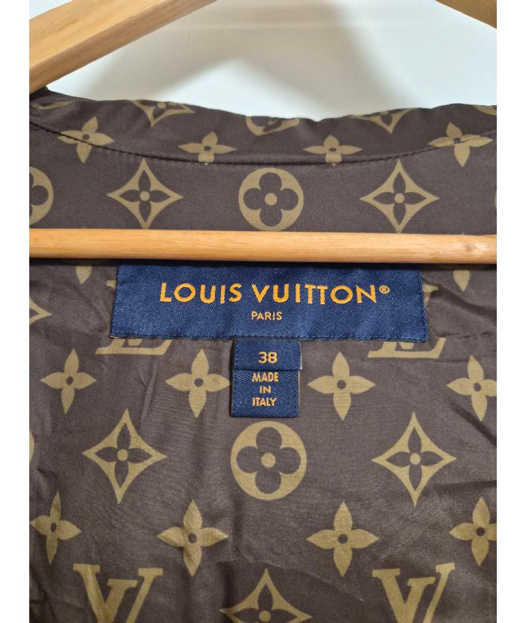 LOUIS VUITTON Черный полиамидовый пуховик, фото 5