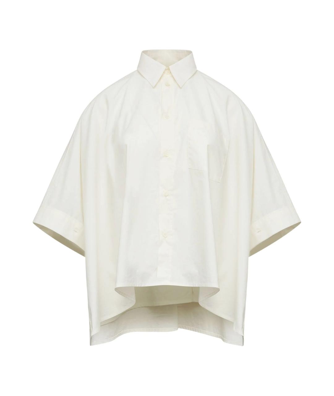 MM6 MAISON MARGIELA Белая хлопковая рубашка, фото 1