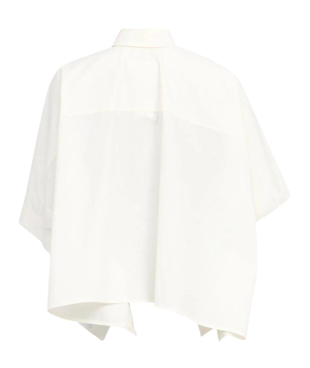 MM6 MAISON MARGIELA Белая хлопковая рубашка, фото 3