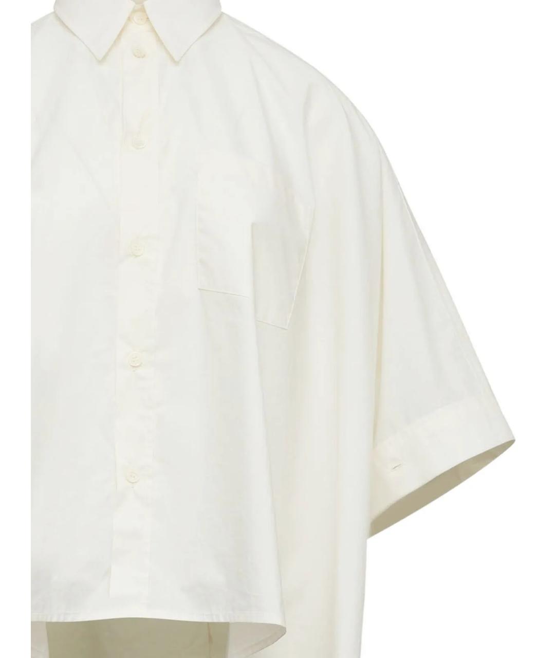 MM6 MAISON MARGIELA Белая хлопковая рубашка, фото 2