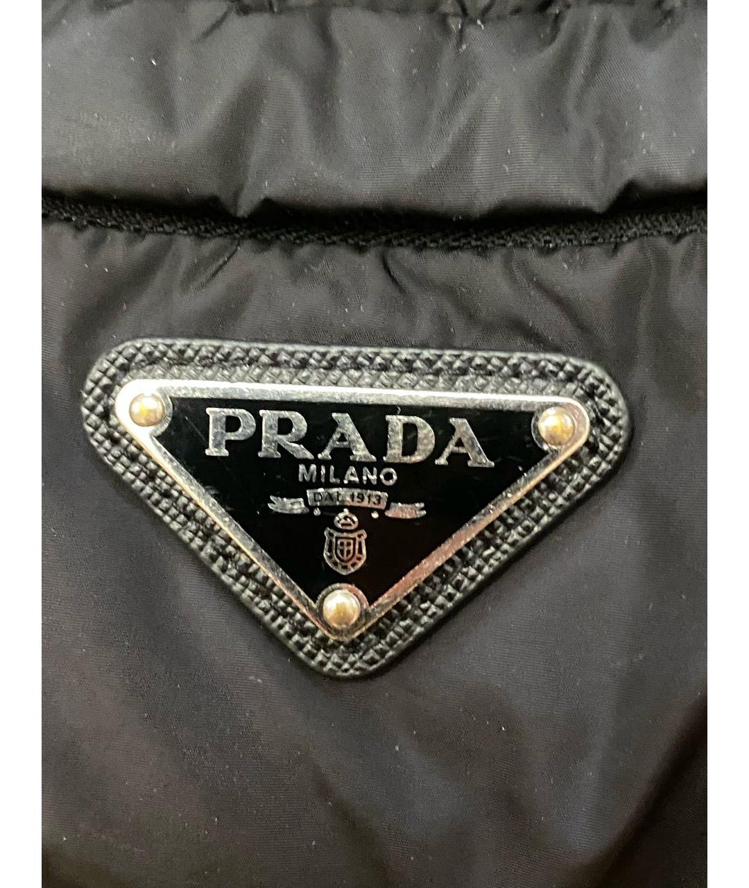 PRADA Черная полиамидовая куртка, фото 8