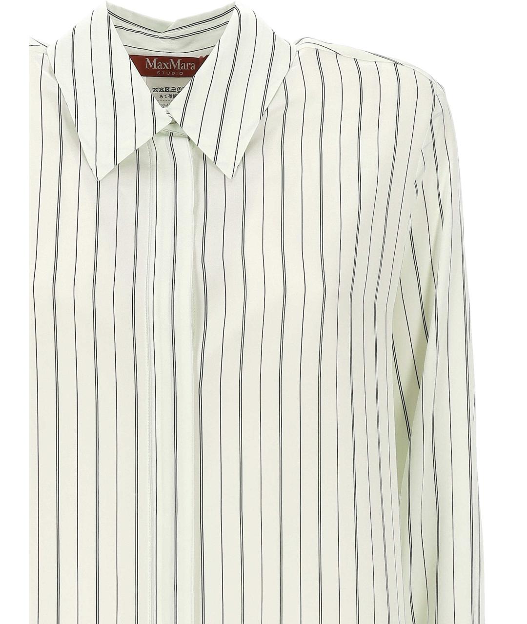 MAX MARA Зеленая шелковая рубашка, фото 2