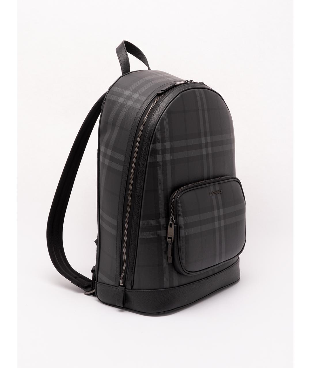 BURBERRY Антрацитовый рюкзак из канвы, фото 3