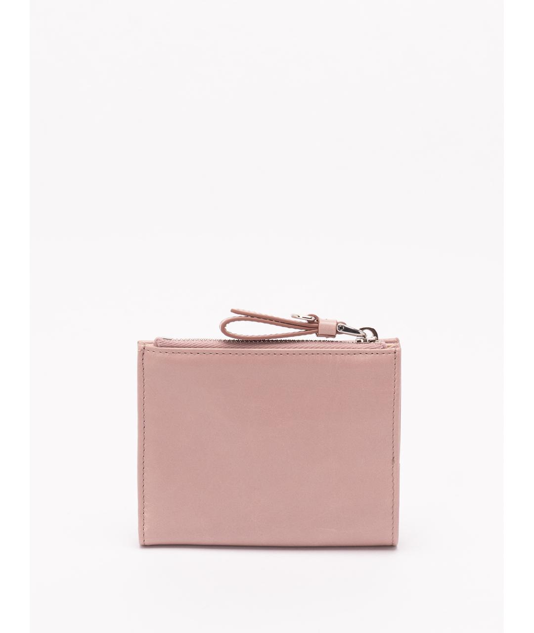 MIU MIU Розовый кожаный кошелек, фото 2