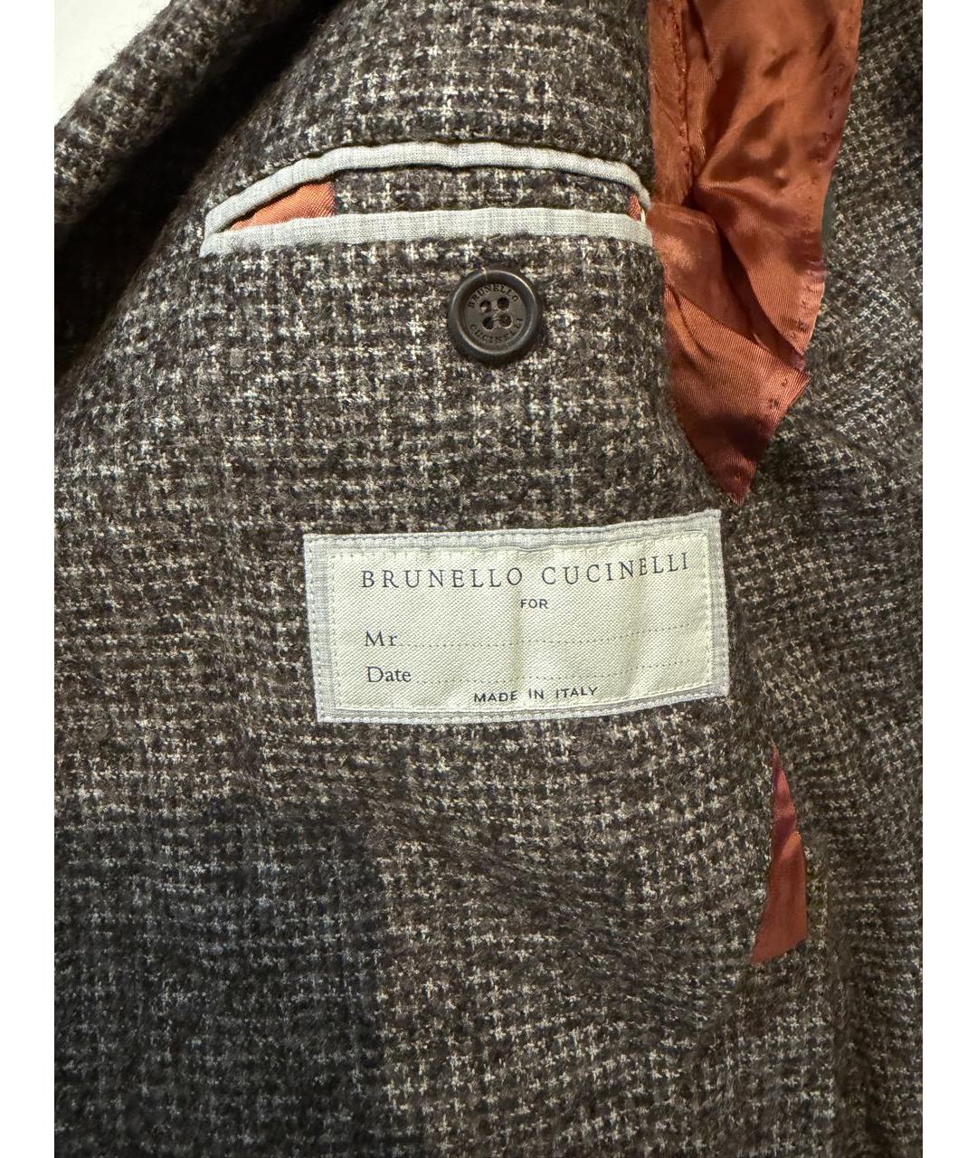 BRUNELLO CUCINELLI Мульти шерстяной пиджак, фото 3