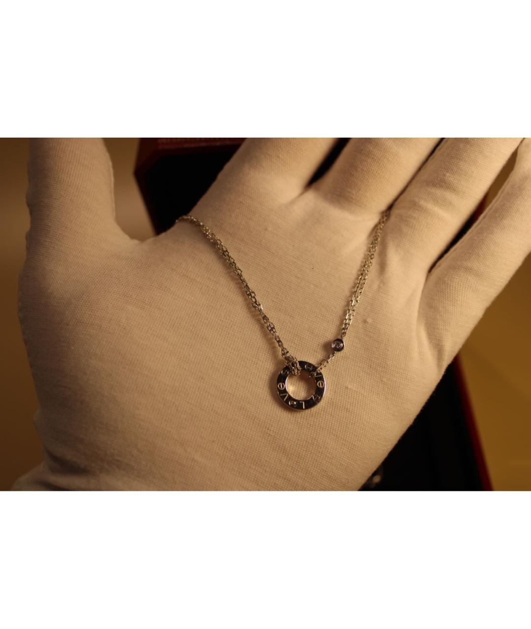CARTIER Серебряная подвеска из белого золота, фото 2