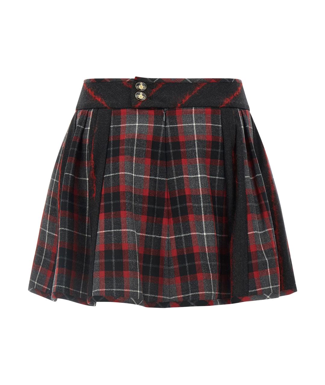 VIVIENNE WESTWOOD Мульти шерстяная юбка мини, фото 2