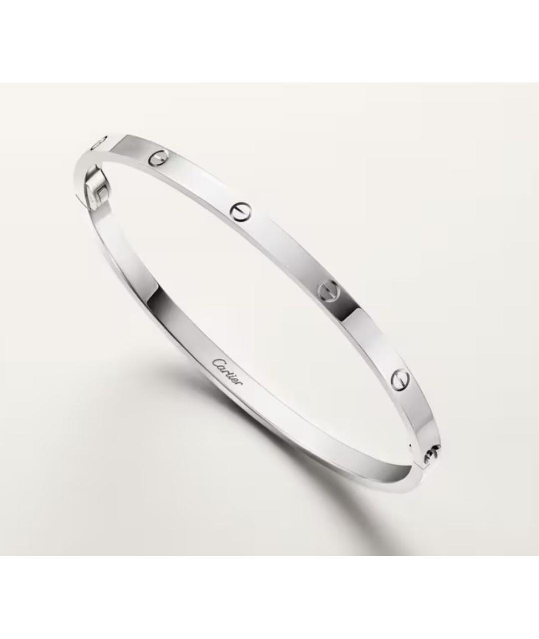CARTIER Серебряный браслет из белого золота, фото 5