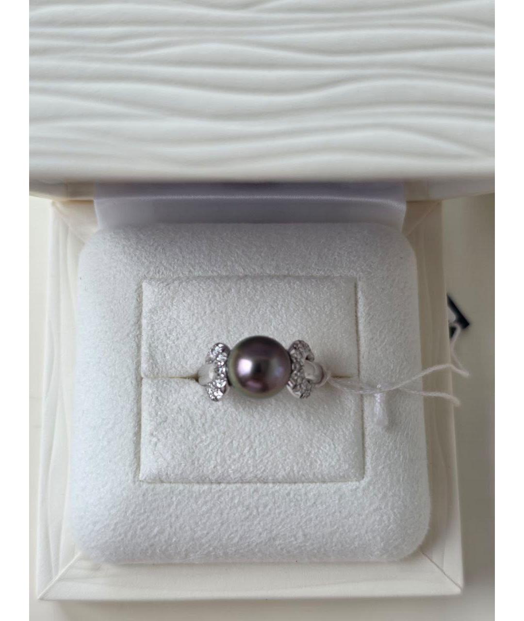 Mikimoto Белое кольцо из белого золота, фото 3