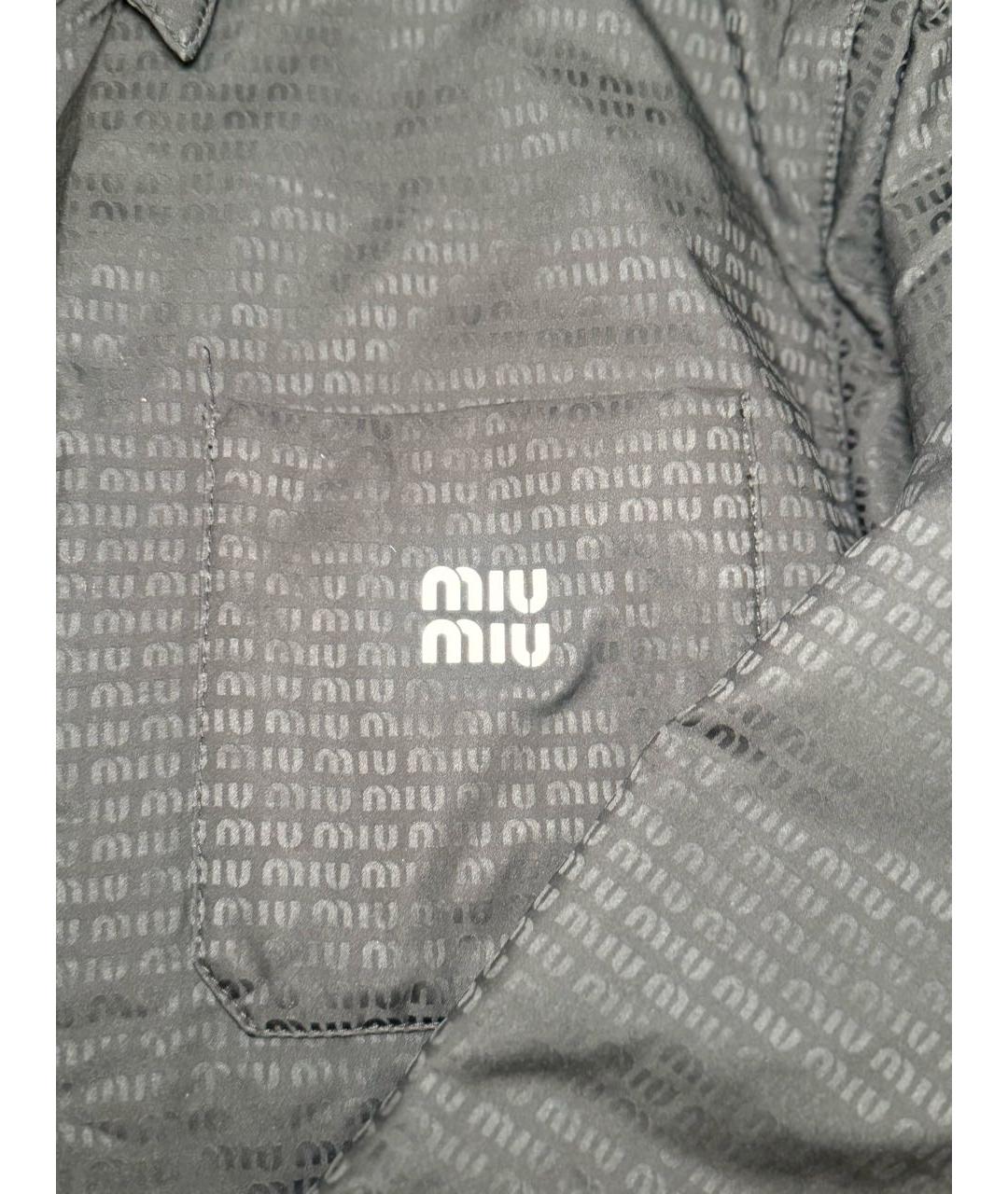 MIU MIU Черная куртка, фото 2