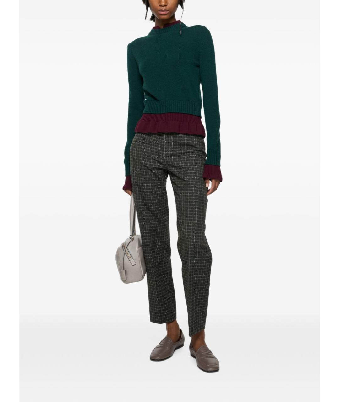 ACNE STUDIOS Зеленый шерстяной джемпер / свитер, фото 4