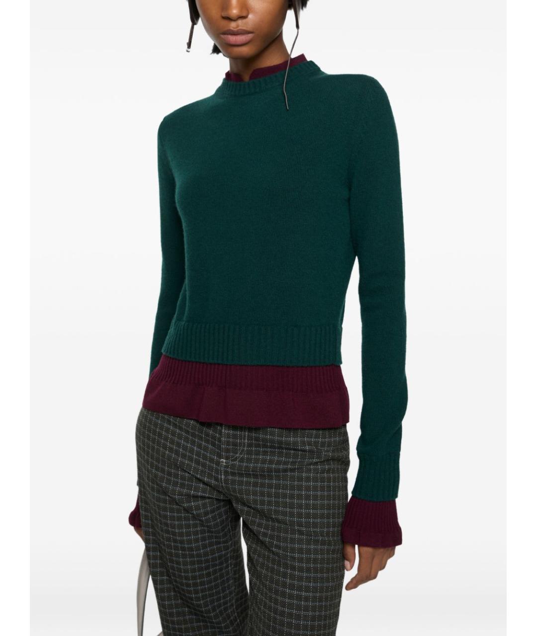 ACNE STUDIOS Зеленый шерстяной джемпер / свитер, фото 5