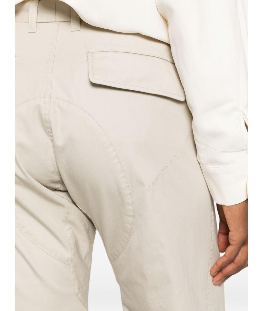 PHOEBE PHILO Серые прямые брюки, фото 4