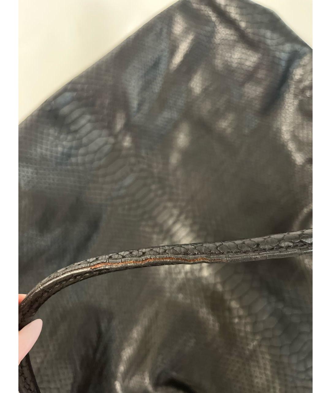 COCCINELLE Черная кожаная сумка через плечо, фото 6