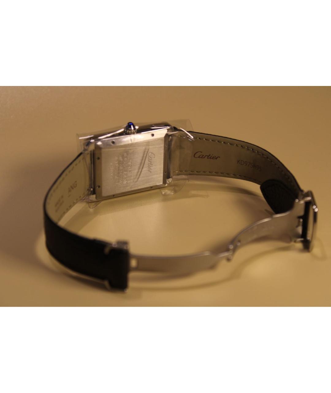 CARTIER Белые часы, фото 5