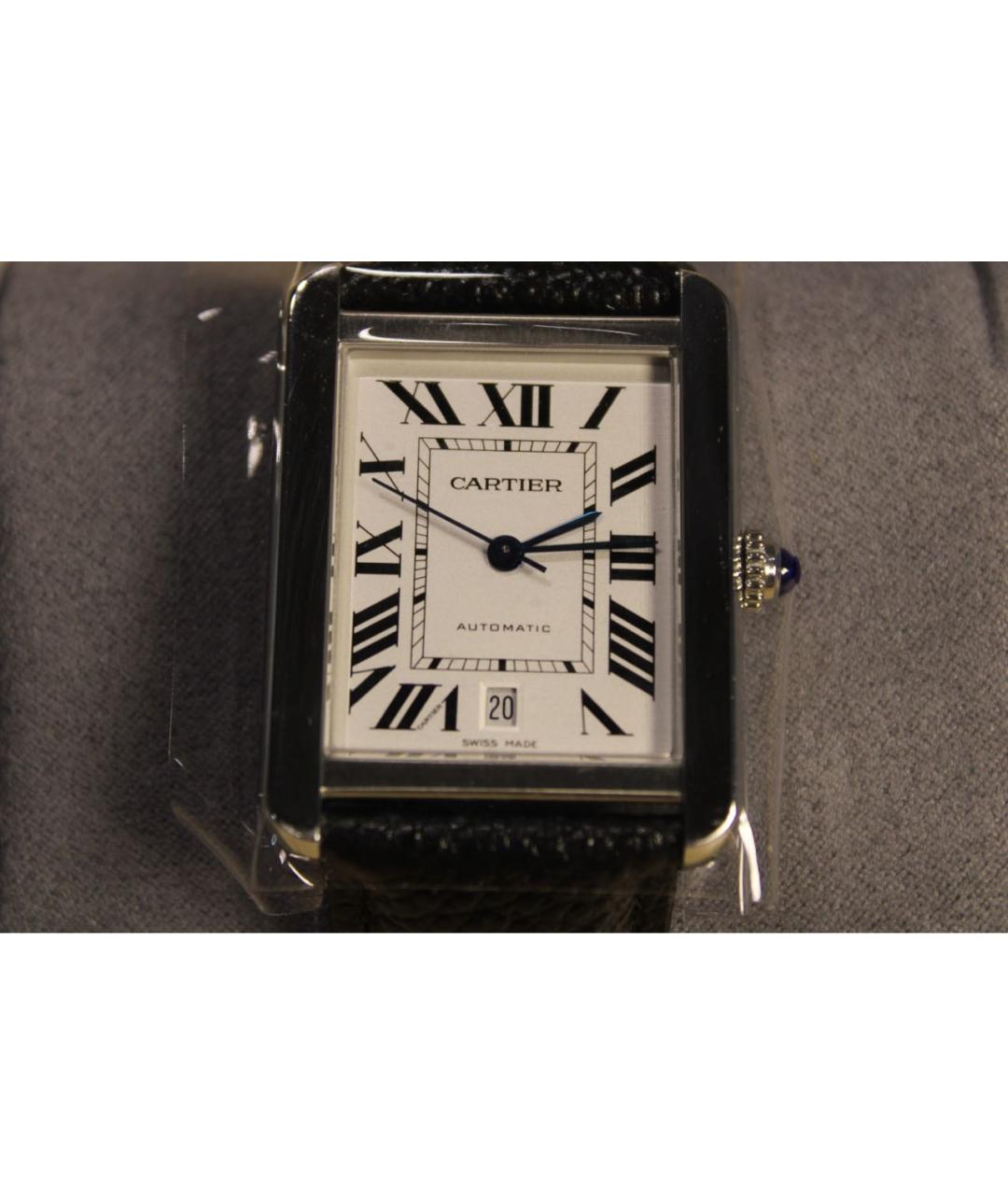 CARTIER Белые часы, фото 3