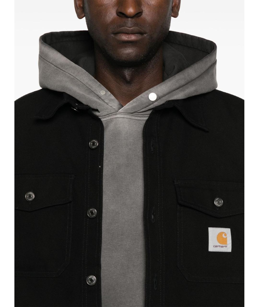 CARHARTT WIP Черная хлопковая куртка, фото 5