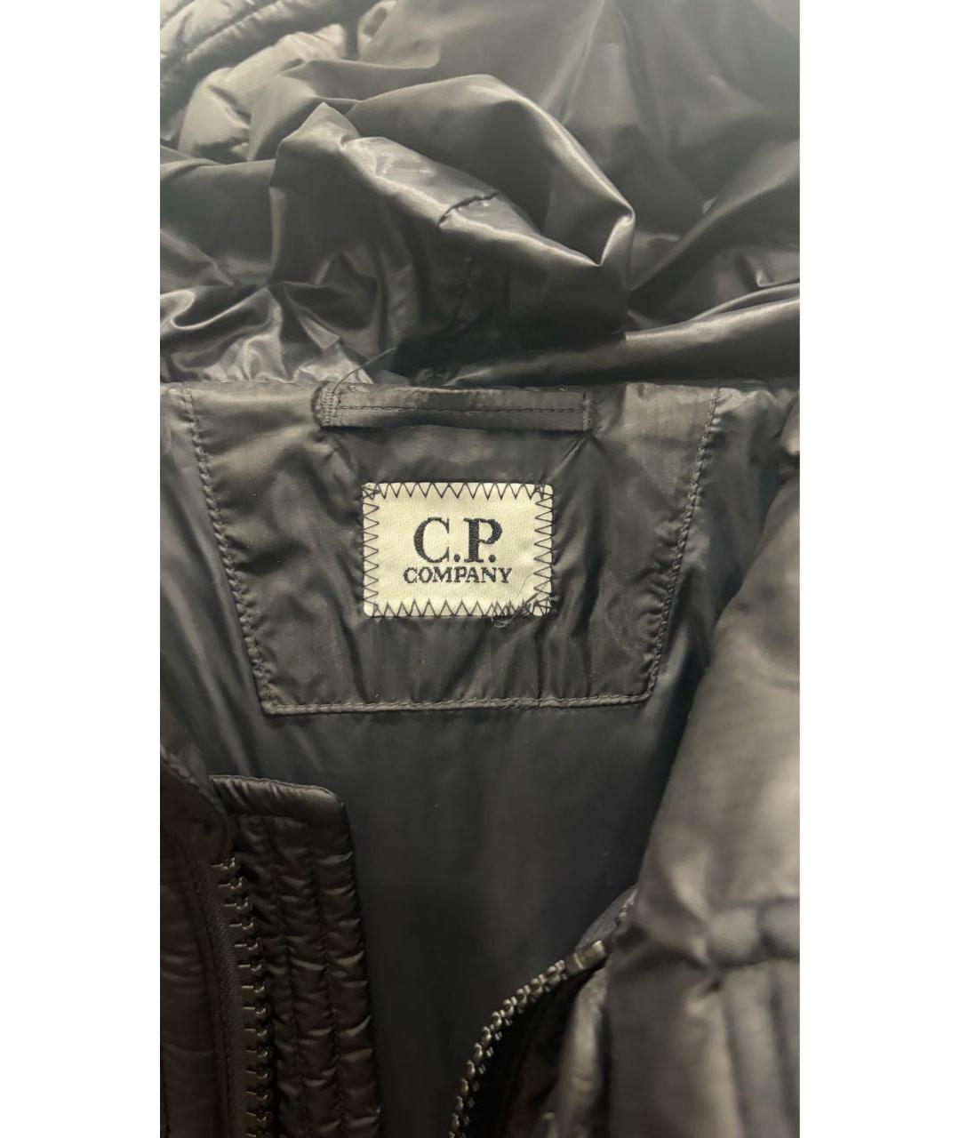 CP COMPANY Черный полиамидовый пуховик, фото 3
