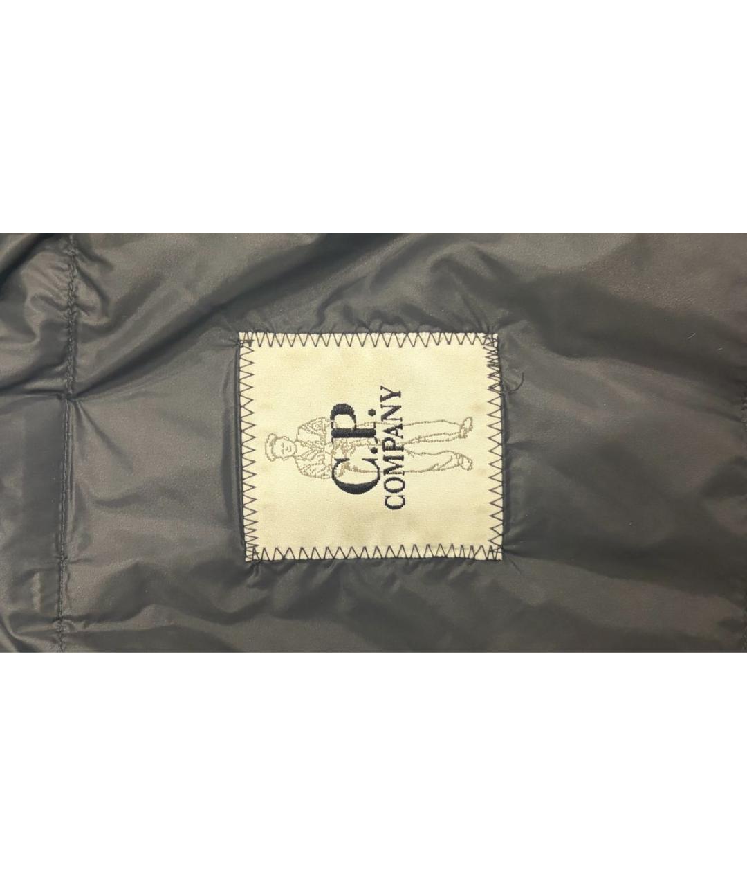 CP COMPANY Черный полиамидовый пуховик, фото 5