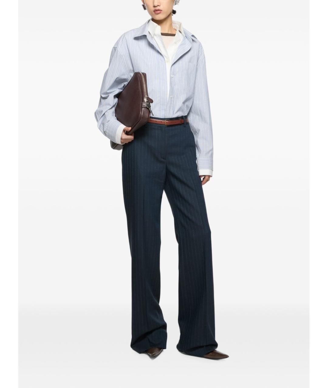 ACNE STUDIOS Голубая хлопковая рубашка, фото 4