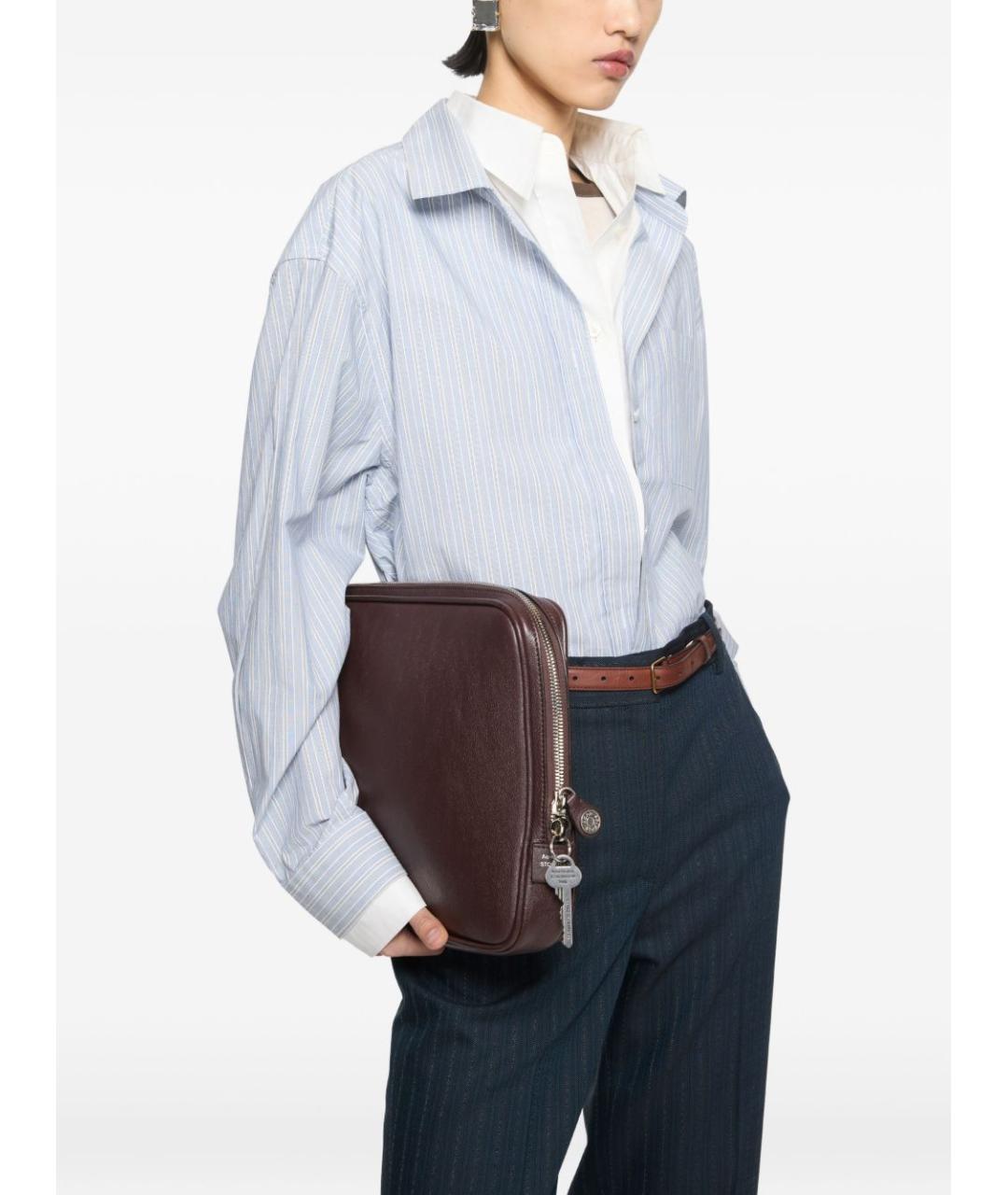 ACNE STUDIOS Голубая хлопковая рубашка, фото 6