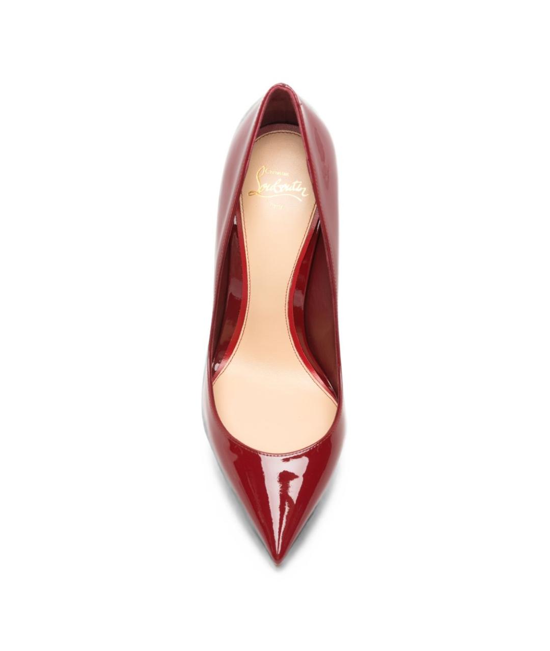 CHRISTIAN LOUBOUTIN Красные кожаные туфли, фото 3