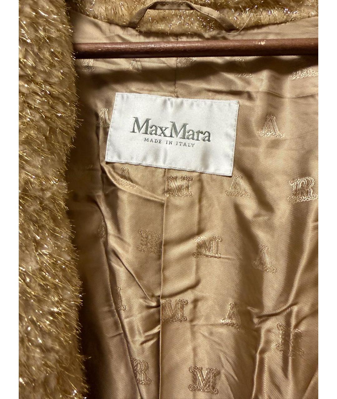 MAX MARA Золотое пальто, фото 3