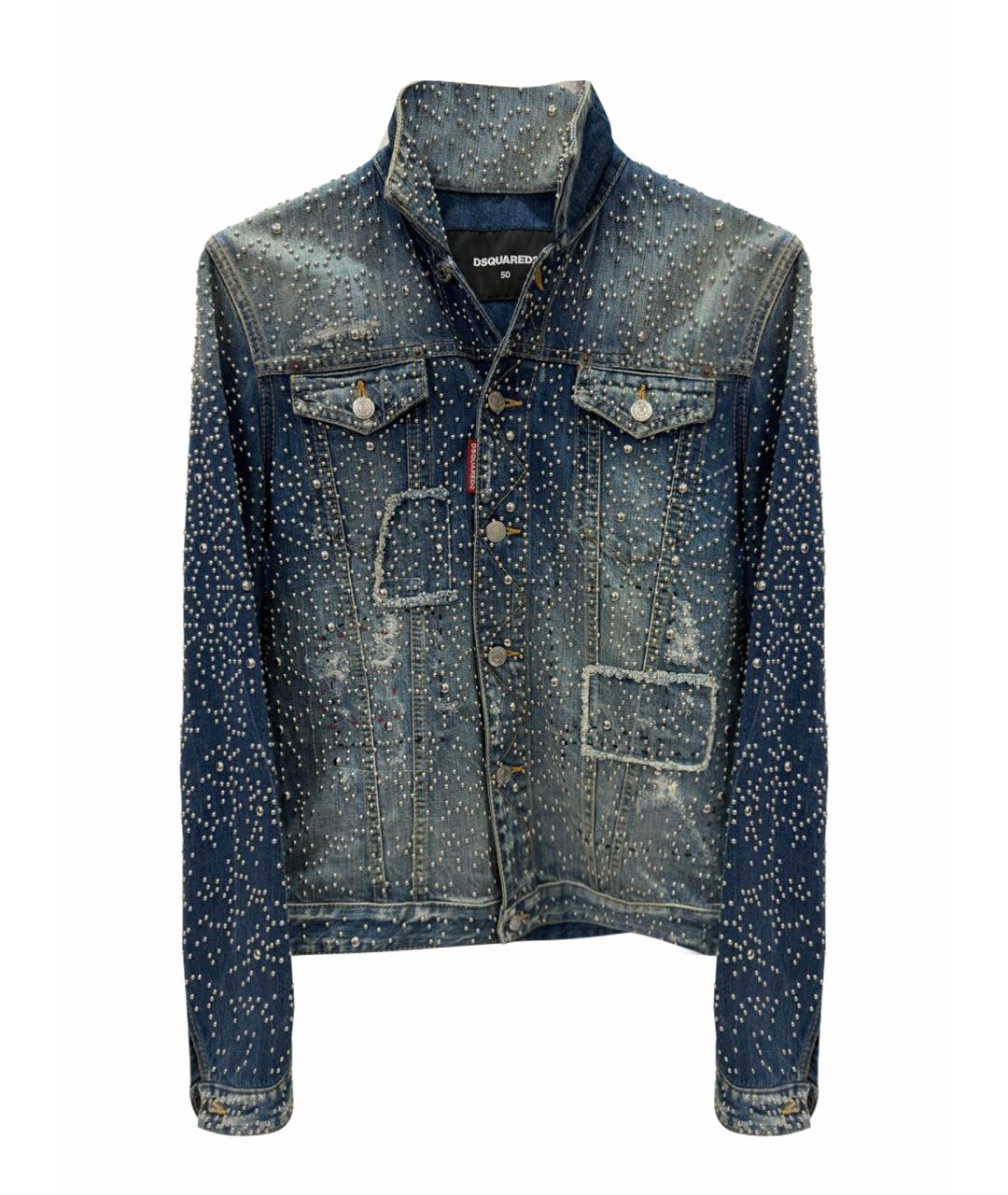 DSQUARED2 Синяя деним куртка, фото 1
